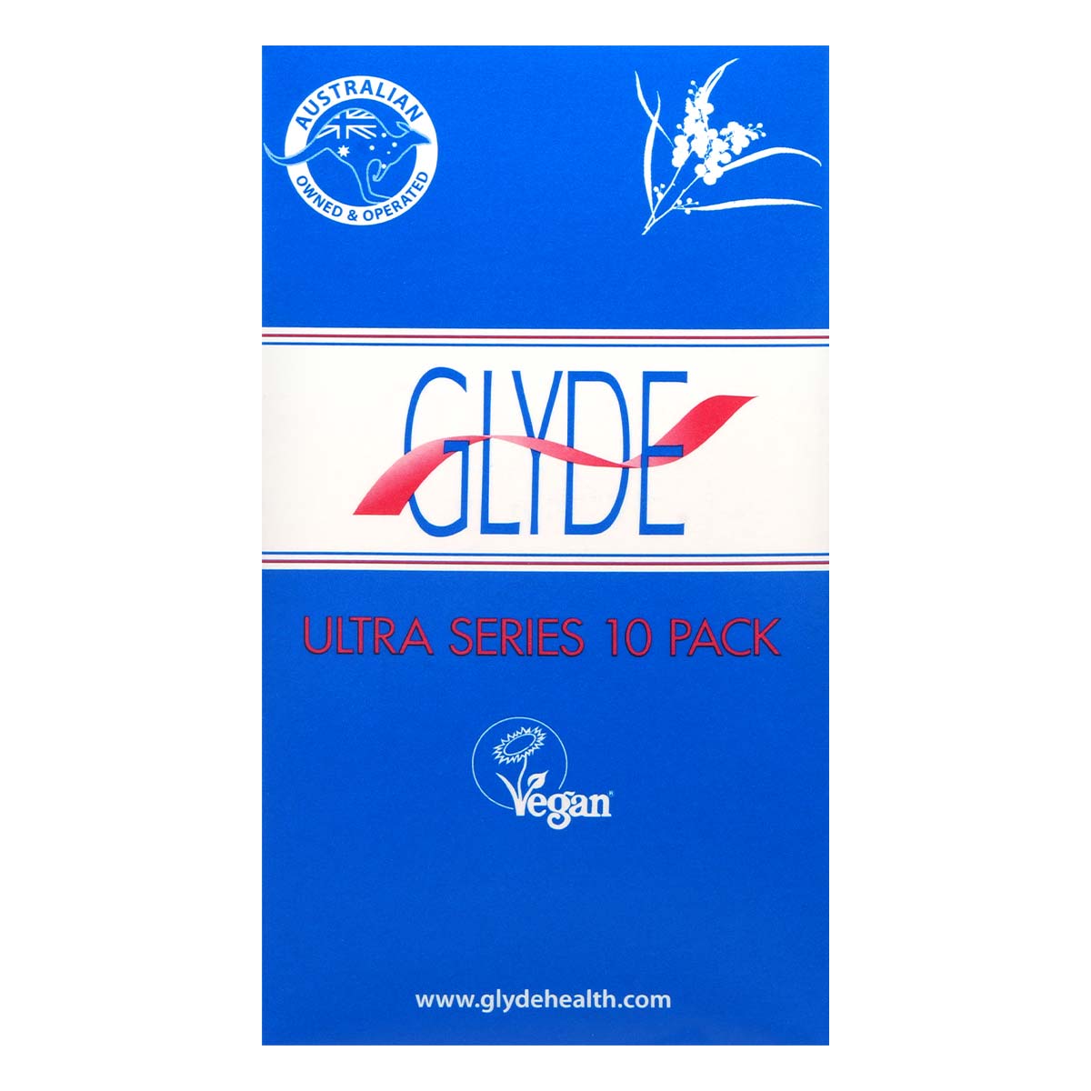 Glyde Vegan Condom Ultra 10's Pack Latex Condom-p_2