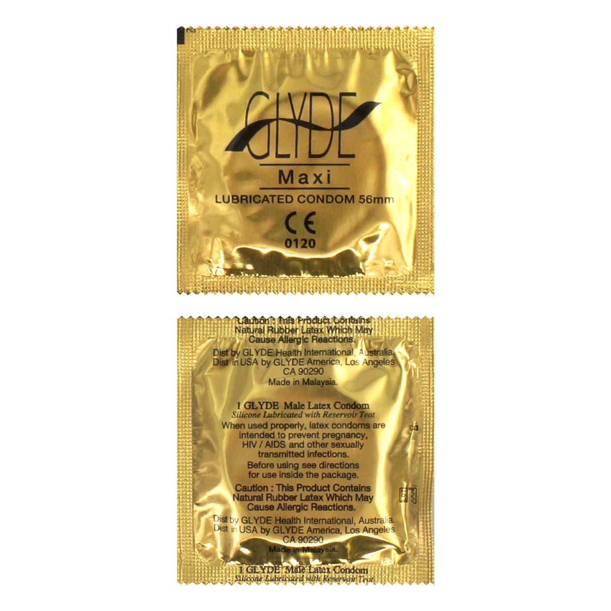Glyde Vegan Condom Maxi 56mm 2's Pack Latex Condom-p_2