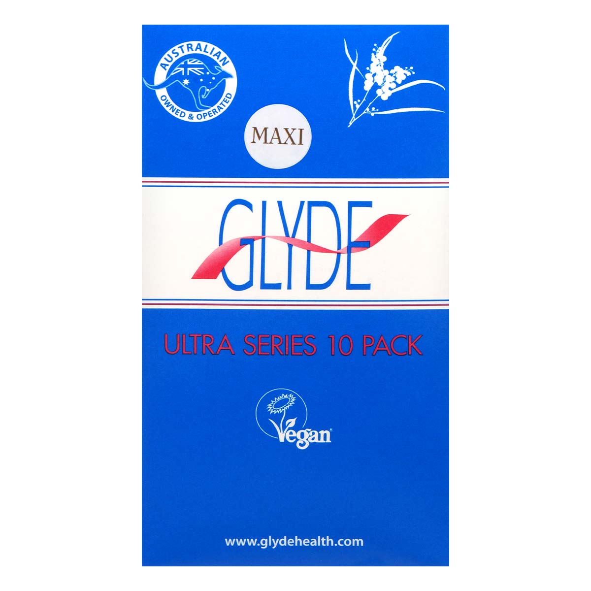 Glyde Vegan Condom Maxi 56mm 10's Pack Latex Condom-p_2