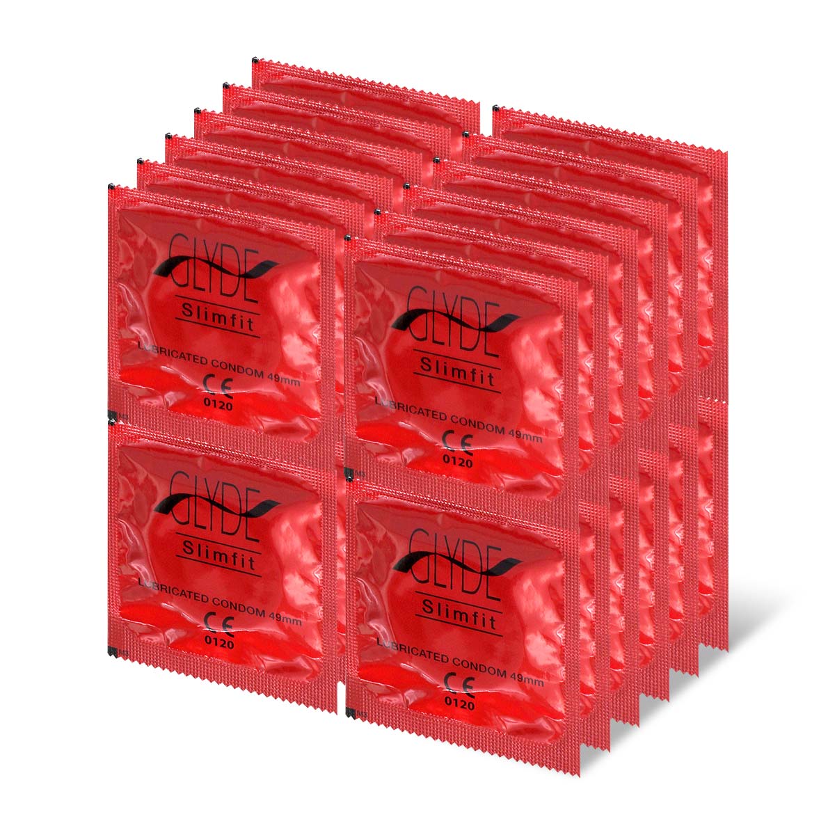 Glyde Vegan Condom Slimfit 49mm 24's Pack Latex Condom-p_1