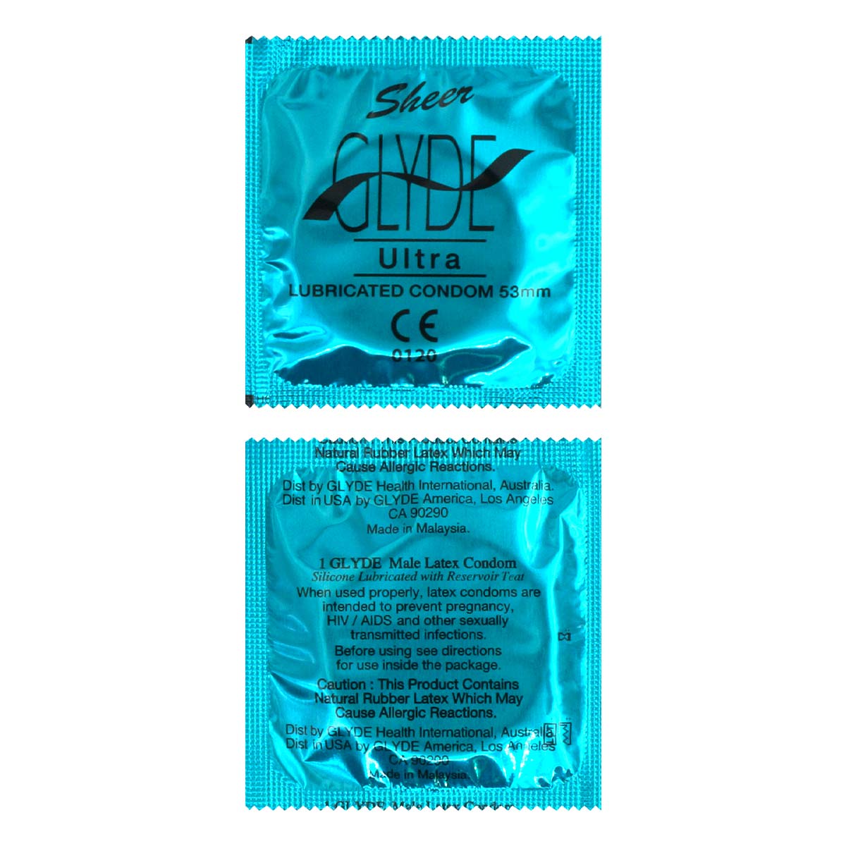 Glyde Vegan Condom Ultra 2's Pack Latex Condom-p_2