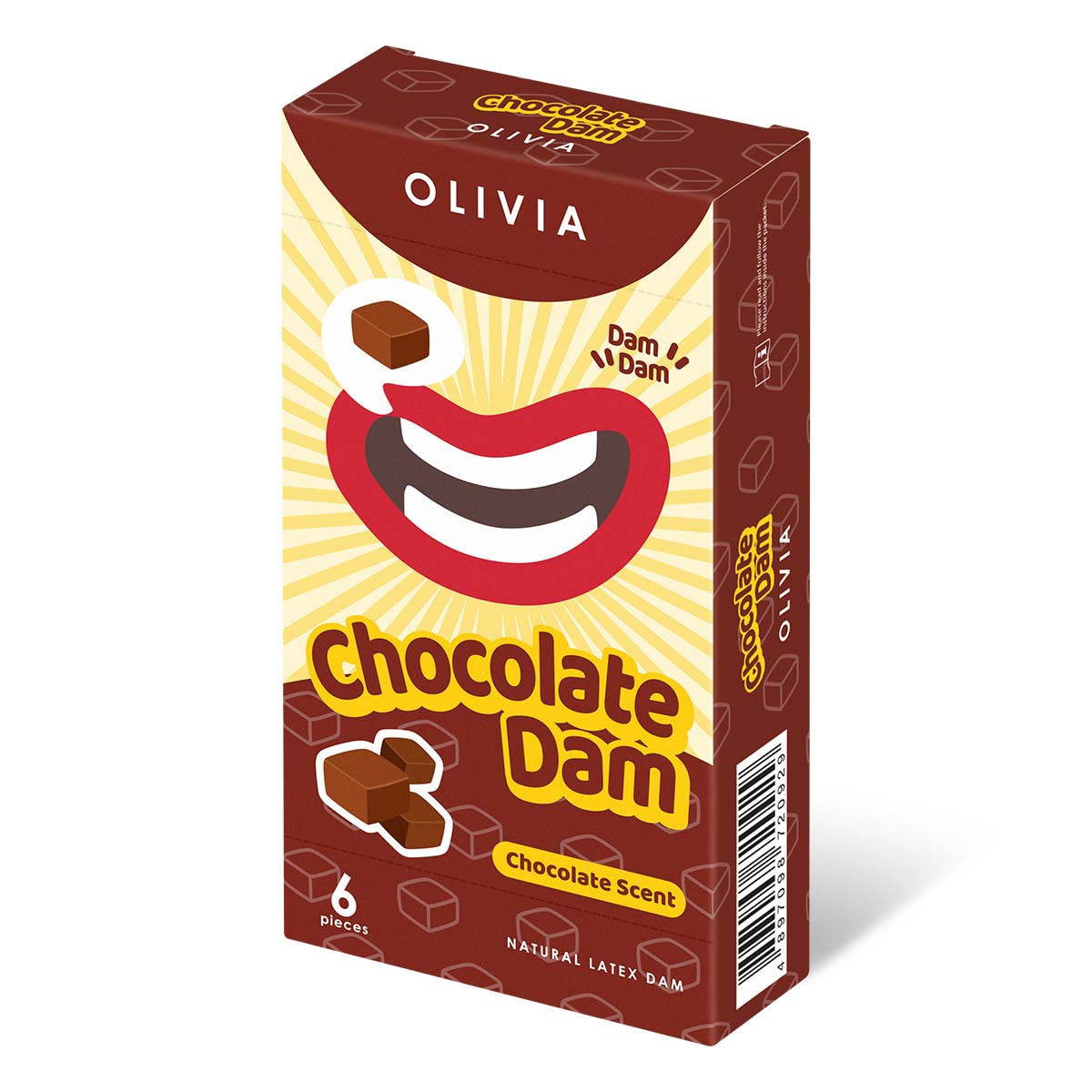 奥莉维亚 巧克力口味 6 片乳胶膜片-p_1