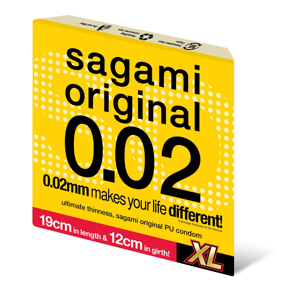 Sagami Original 0.02 XL-size 1's Pack PU Condom-p_1