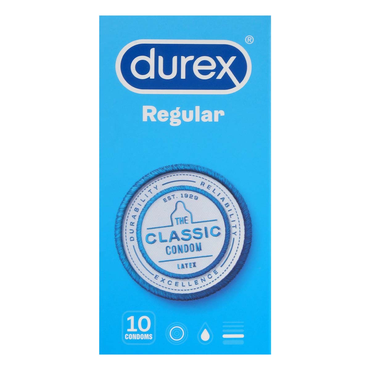 Durex Regular 10's Pack Latex Condom-p_2