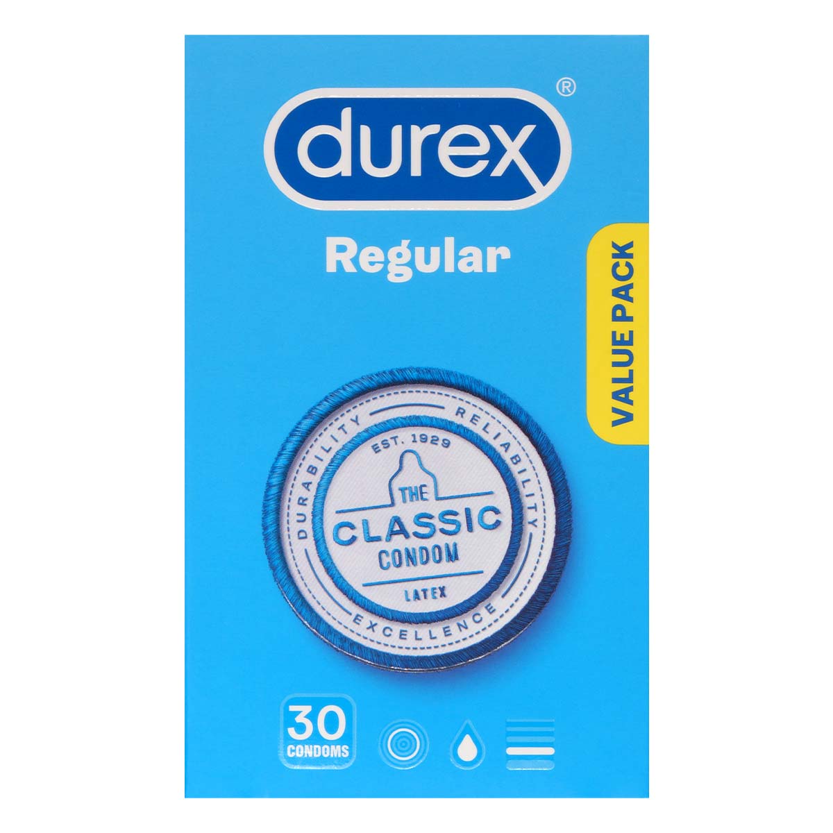 Durex Regular 30's Pack Latex Condom-thumb_2