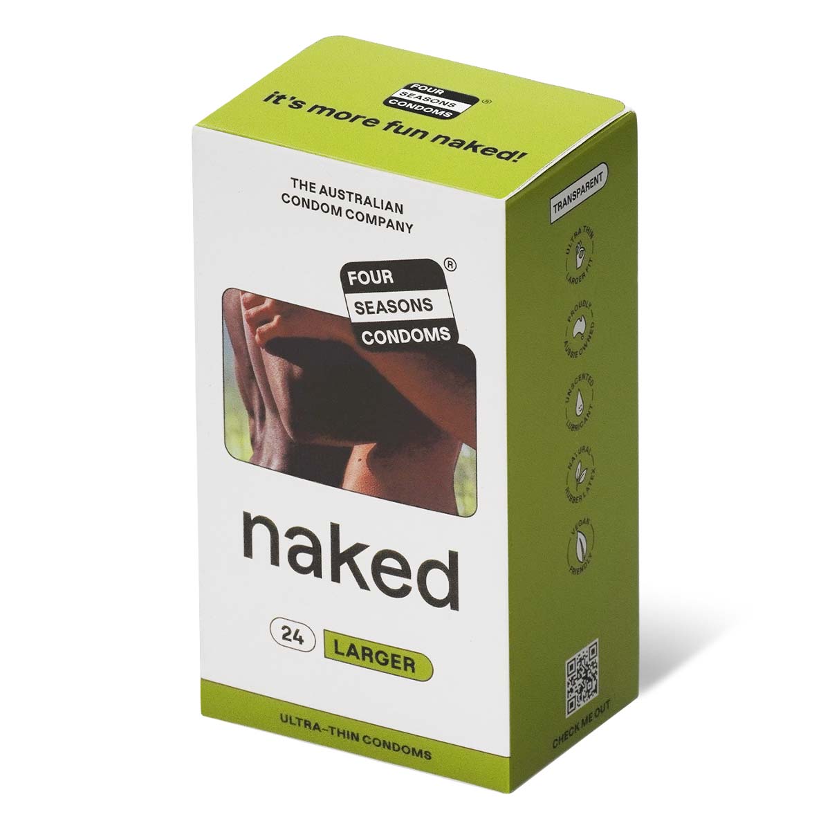 Four Seasons Naked Larger 24's Pack Latex Condom-p_1