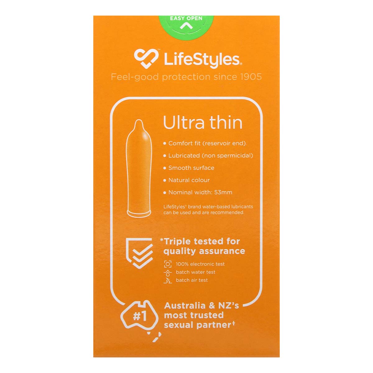 LifeStyles Ultra Thin 20's Pack Latex Condom-p_3