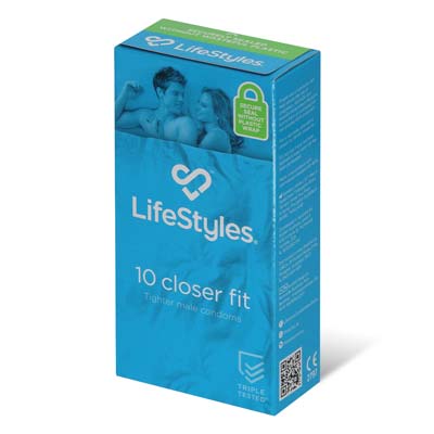 LifeStyles Closer Fit 49mm 10's Pack Latex Condom-thumb