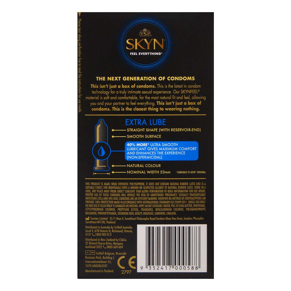 SKYN Extra Lube 10's Pack iR Condom-p_3